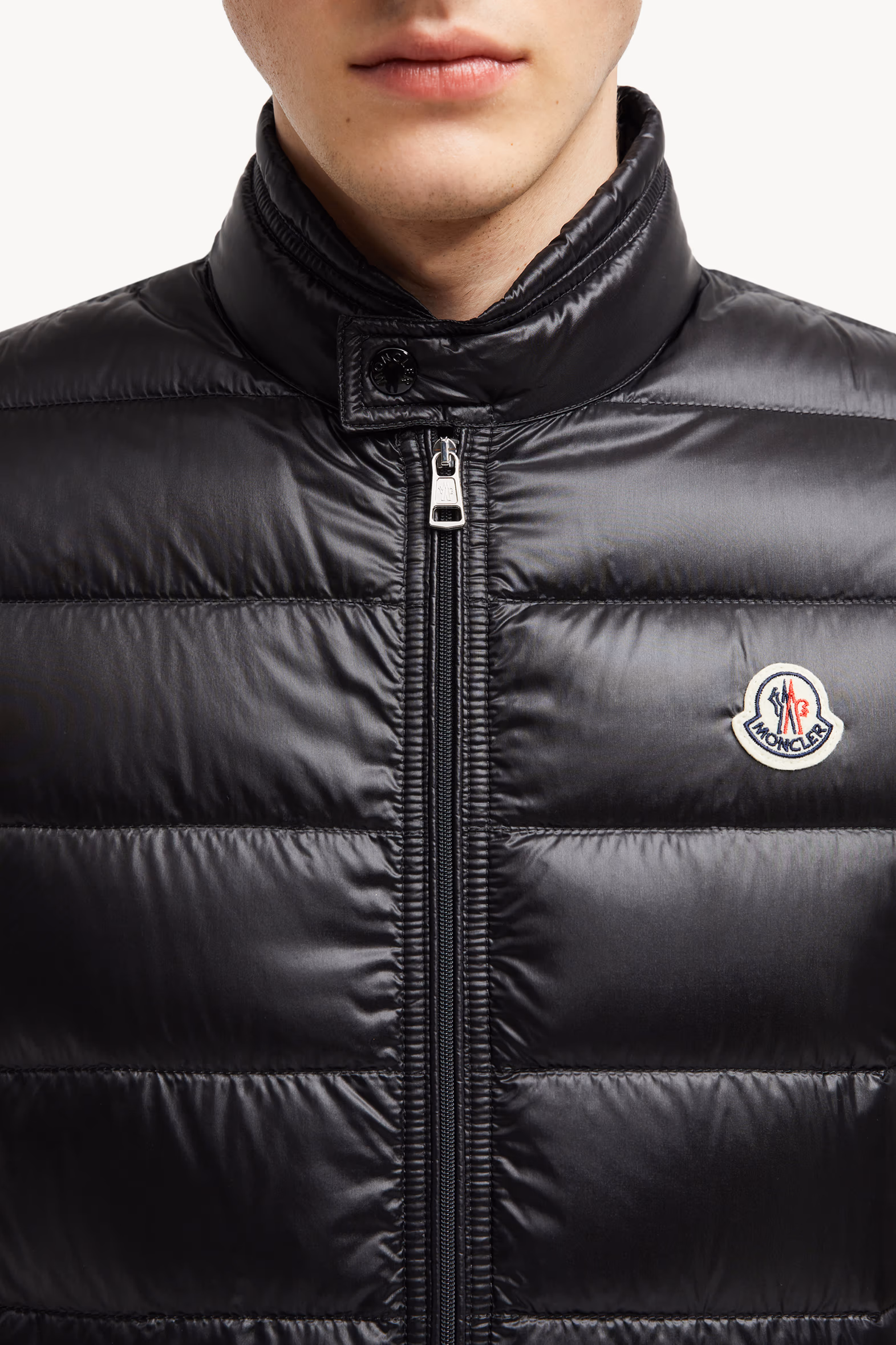 Chaleco plumífero plegable Gui Hombre Negro Moncler 7